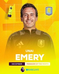 狗子28 app-官方：埃梅里当选英超12月最佳主帅，当月联赛6胜1负